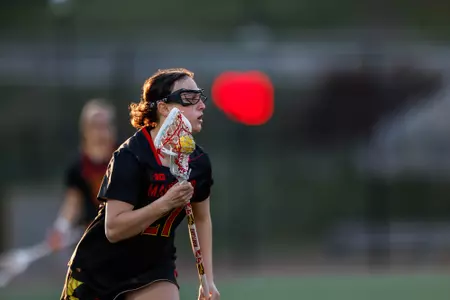 Midfielder Jordyn Lipkin (21)
Maryland Women’s Lacrosse at Saint Joseph’s at Sweeney Field in Philadelphia, PA on Friday, Feb. 9, 2024.
Brieanna Andrews/Maryland Terrapins