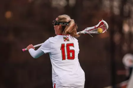 Midfielder Lexi Dupcak (16)
Maryland Women's Lacrosse vs. Drexel at the Women's Lacrosse and Field Hockey Complex in College Park, MD on Wednesday February 21, 2024.
Allison Mize/Maryland Terrapins