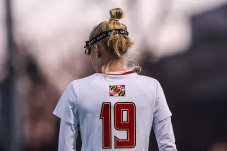 Attacker Maggie Weisman (19)
Maryland Women's Lacrosse vs. Drexel at the Women's Lacrosse and Field Hockey Complex in College Park, MD on Wednesday February 21, 2024.
Allison Mize/Maryland Terrapins