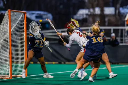 Attacker Victoria Hensh (2)
Maryland Women’s Lacrosse vs. Drexel at Field Hockey & Lacrosse Complex in College Park , MD on Wednesday, Feb. 21, 2024.
Brieanna Andrews/Maryland Terrapins