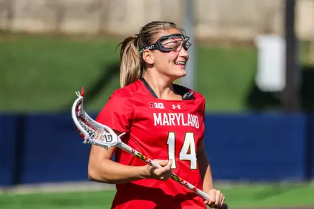 Defender Kori Edmondson (14)
Maryland Women’s Lacrosse at Georgetown at Cooper Field in Washington , DC on Wednesday, Mar. 20, 2024.
Brieanna Andrews/Maryland Terrapins