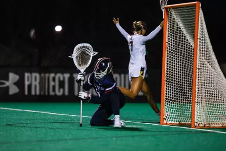 Attack Hailey Russo (7)
#1 Maryland Women’s Lacrosse vs. #14 UPenn at Women's Lacrosse Complex in College Park, MD on Saturday, March 27, 2024. Samantha Osborne/ Maryland Terrapins.