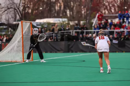 Attacker Chrissy Thomas (18)
Maryland Women’s Lacrosse vs. Northwestern at Field Hockey and Lacrosse Complex in College Park , MD on Saturday, Apr. 6, 2024.
Brieanna Andrews/Maryland Terrapins