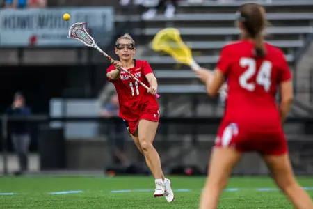 Defender Aiden Peduzzi (11)
Maryland Women’s Lacrosse at Johns Hopkins at Homewood Field in Baltimore, Md. on Wednesday, Apr. 10, 2024.
Brieanna Andrews/Maryland Terrapins