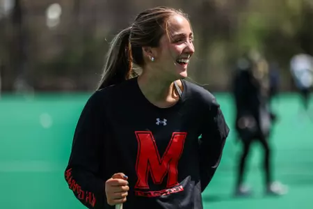 Midfielder Celia Pell (10)
Maryland Women's Lacrosse vs. Penn State at the Field Hockey and Women's Lacrosse Complex in College Park, MD on Saturday April 13, 2024.
Allison Mize/Maryland Terrapins