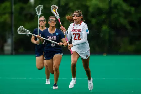 Midfielder Jaylen Rosga (22)
Maryland Women’s Lacrosse vs. Robert Morris in Round 1 of the NCAA Tournament at The Field Hockey and Lacrosse Complex in College Park, Md. on Friday, May. 10, 2024.
Brieanna Andrews/Maryland Terrapins