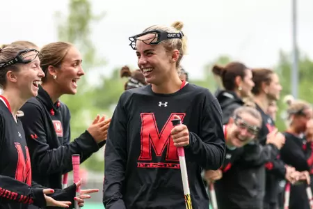 Defense Sophie Halus (25)
Maryland Women's Lacrosse vs. Robert Morris in Round 1 of the NCAA Tournament at Field Hockey/Lacrosse Complex on May 10, 2024
Hyun Jo Choi/ University of Maryland Athletics