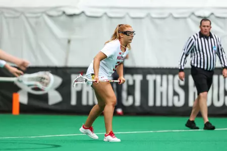 Defense Olivia Rockstroh (31)
Maryland Women's Lacrosse vs. Robert Morris in Round 1 of the NCAA Tournament at Field Hockey/Lacrosse Complex on May 10, 2024
Hyun Jo Choi/ University of Maryland Athletics