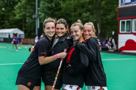 Defender Olivia Kuehl (38), Midfielder Lexi Dupcak (16), Midfielder Annabella Schafer (12), Midfielder Maisy Clevenger (1)
Maryland Football hosts a Mental Health Symposium at Jones Hill House in College Park, Md. on Sunday, May. 12, 2024.
Brieanna Andrews/Maryland Terrapins