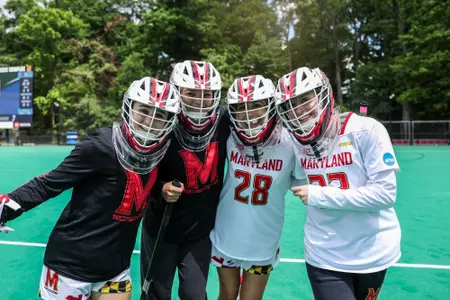 Goalkeeper Julia Hammerschlag (28), Goalkeeper Emily Sterling (33), Goalkeeper JJ Suriano (30), Goalkeeper Carly Peterson (37)
Maryland Football hosts a Mental Health Symposium at Jones Hill House in College Park, Md. on Sunday, May. 12, 2024.
Brieanna Andrews/Maryland Terrapins
