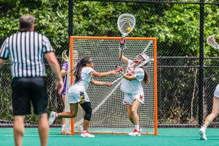 Goalie Julia Hammerschlag (28)
Maryland Women's Lacrosse at the NCAA Tournament Round 2 vs. JMU at the Field Hockey and Lacrosse Complex in College Park, MD on Sunday, May 12, 2024.
Rose Fernandes/ Maryland Athletics