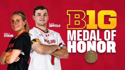 Emily Sterling and Ajax Zappitello: 2024 Big Ten Medal of Honor recipients