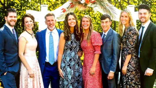 Hannah Leubecker with her family