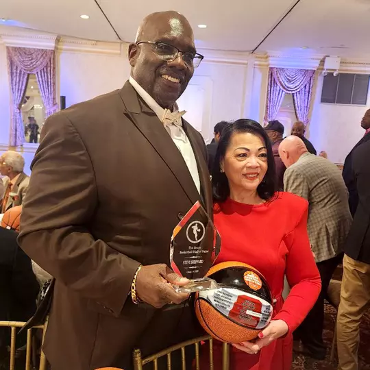 Steve Sheppard and his wife