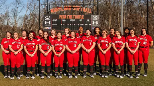 2023 Maryland Softball Team Photo