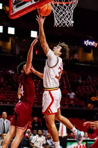 Guard Lukas Sotell (30)
Men’s Basketball vs. Rider at Xfinity Center in College Park, MD on Tuesday, Nov. 28, 2023.
Brieanna Andrews/Maryland Terrapins
