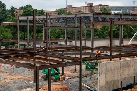 Barry P. Gossett Basketball Performance Center Construction