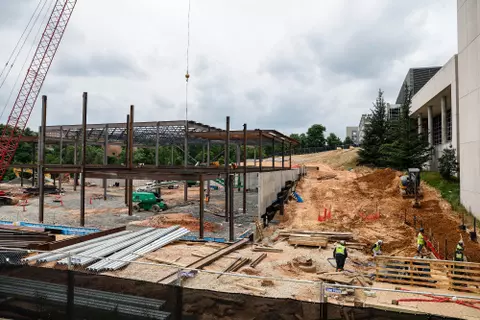 Barry P. Gossett Basketball Performance Center Construction