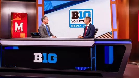 Adam Hughes at Big Ten Media Day