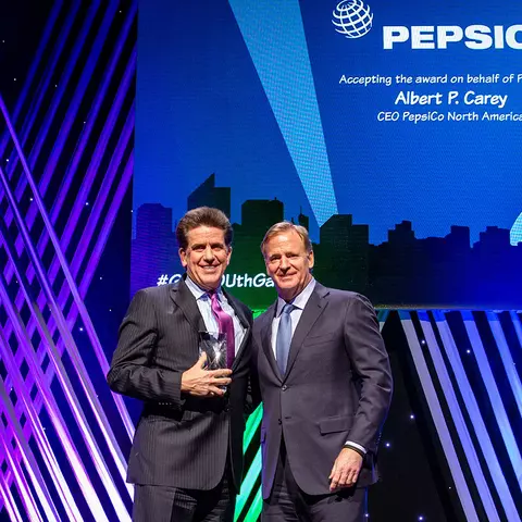 Al Carey and Roger Goodell