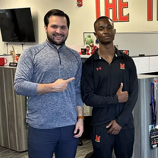 Connor Basch and Reese Temoney