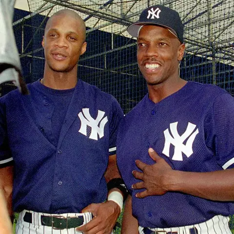 Dwight Gooden and Darryl Strawberry with the New York Yankees