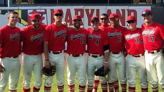 Kyle Convissar with the 2014 Baseball Seniors