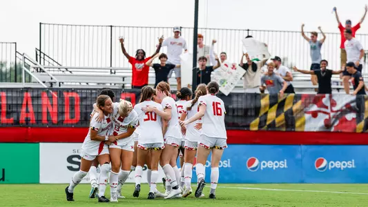 Team Celebrates Goal By Fan Section