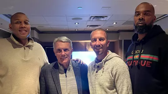 Lonny Baxter, Gary Williams, Steve Blake, and Chris Wilcox