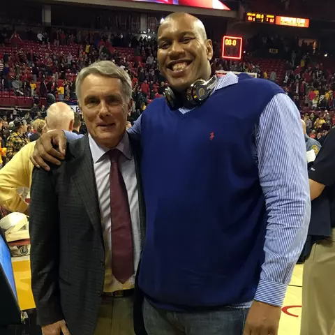 Gary Williams and Lonny Baxter
