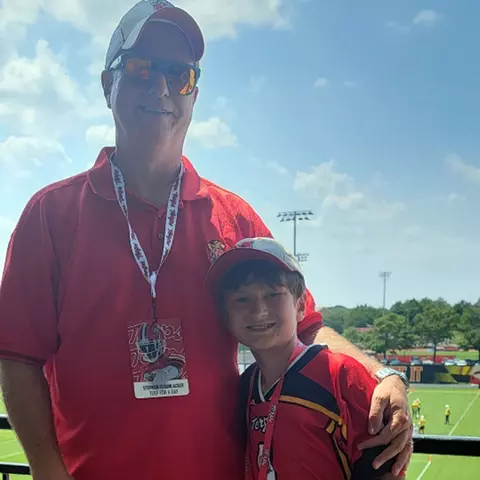 Stephen and Ian Flounlacker