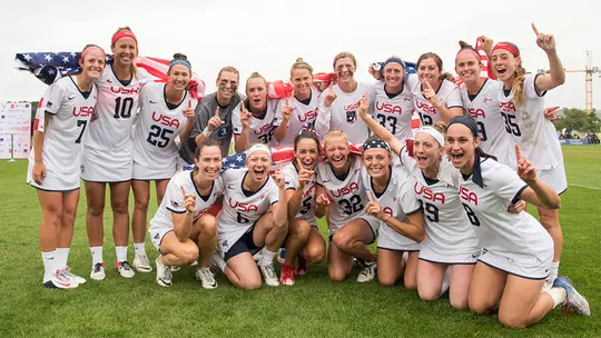 2017 Gold Medal winning US Women's Lacrosse team