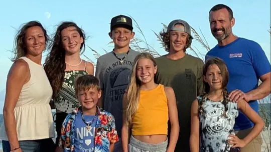 Autumn Welsh Kelly with her family