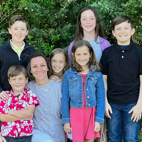 Autumn Welsh Kelly with her family