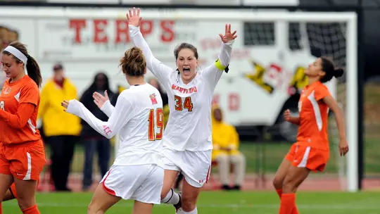 Danielle Hubka scoring the game-winner vs. Miami in the 2012 ACC Tournament