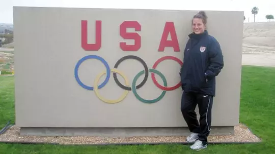 Danielle Hubka at the US training center as a Youth National Team member
