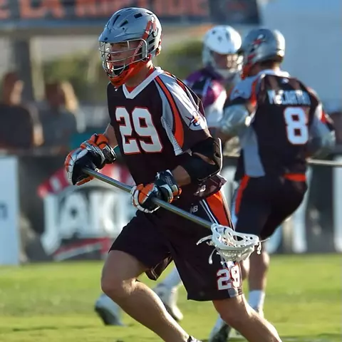 Lee Zink as a member of the Denver Outlaws in the MLL