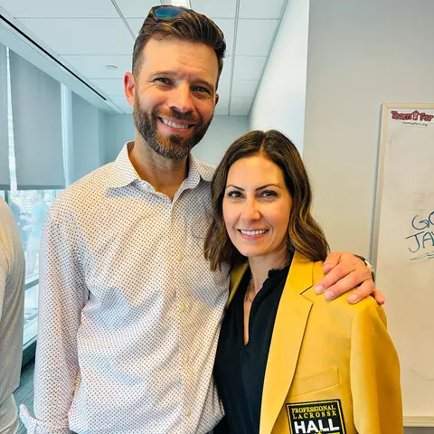 Lee Zink with his wife