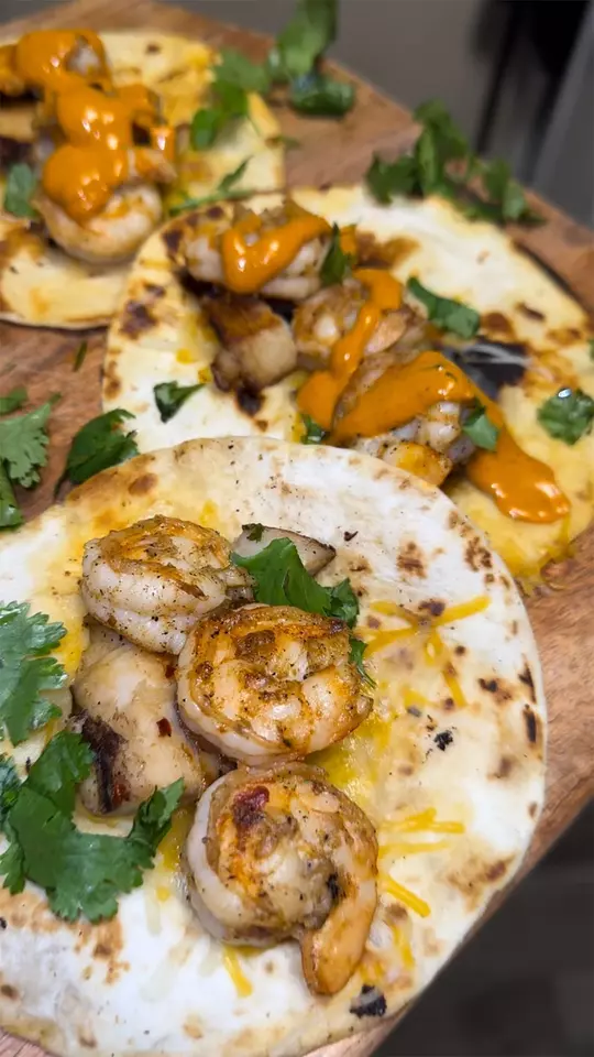 Quashon Fuller's Chicken and Shrimp Tacos