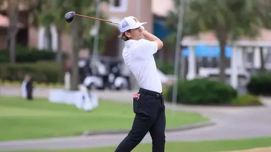 Will Gregware tees off
