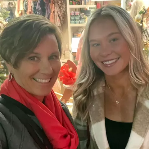 Patty Corson Robbins with her daughter