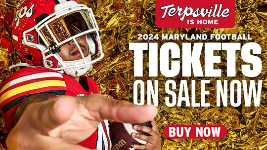 2024 Maryland Football Ticket Ad
