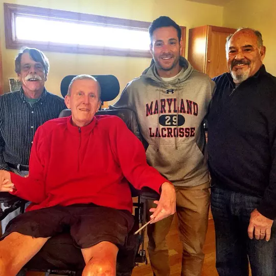 Coach Burns, Coach Edell, Scott Hochstadt, and Ira Hochstadt