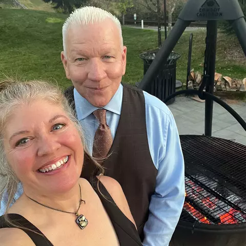 Dr. Ken Baron with his wife Ann