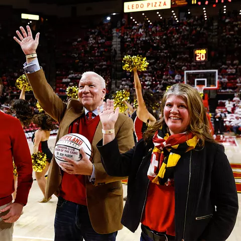 Dr. Ken Baron and wife Ann as Donors of the Game