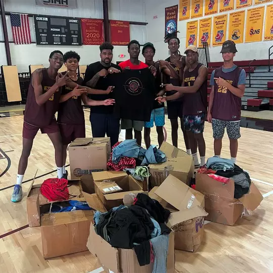 M3M Foundation providing clothing for kids at West Oaks Academy