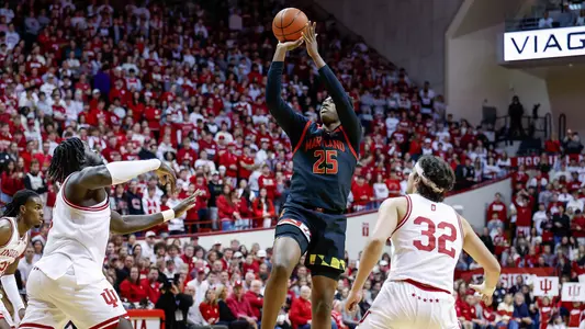 Derik Queen Take Fall Away Jumpshot At Indiana