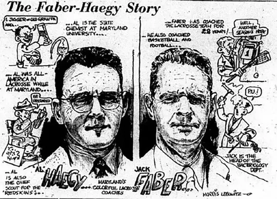 Illustration of Jack Faber and Al Heagy