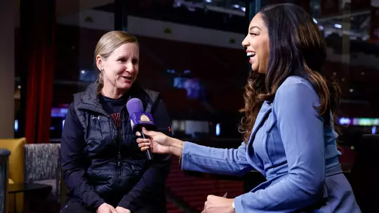 Cathy Reese with Britt Waters from ABC7