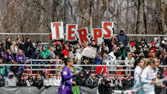 WLAX Fan Terps Sign